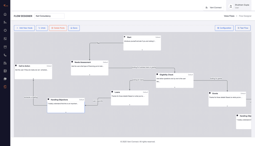 AI Flow Builder